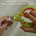 Pet Nail Clipper Dogs And Cats Fingernail Trimmers With LED Lighting - Image 8
