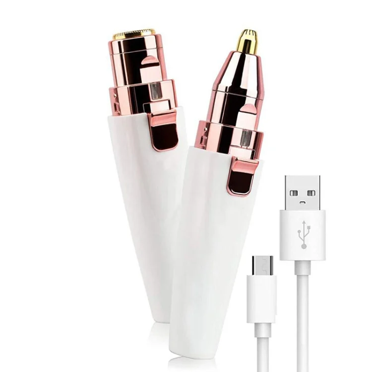 2 In 1 Electrical Eyebrow Trimmer Ladies Shaver Eyebrow Shapers
