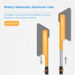 Car Multifunctional Telescopic Snow Shovel Glass Defrost De-icing Brush Winter Cleaning Tools - Image 5