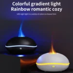 SD13 200ML Car USB Flame Aromatherapy Diffuser Home LED Night Light Silent Mist Humidifier - Image 12