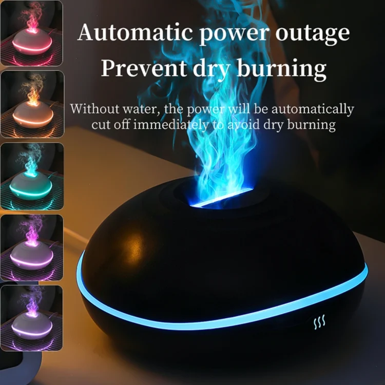 TBD06044269_B12.webp SD13 200ML Car USB Flame Aromatherapy Diffuser Home LED Night Light Silent Mist Humidifier - Image 13