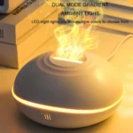 SD13 200ML Car USB Flame Aromatherapy Diffuser Home LED Night Light Silent Mist Humidifier - Image 7