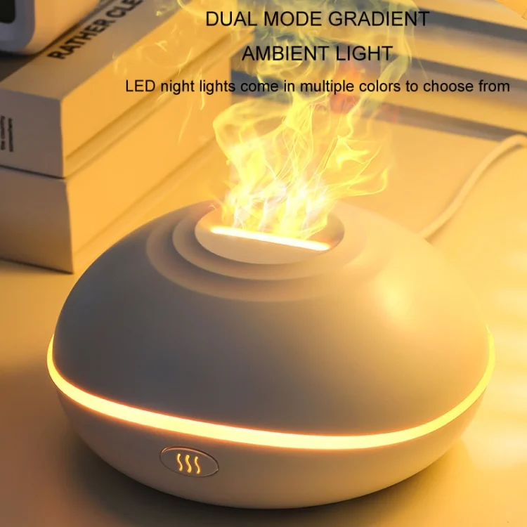 TBD06044269_B6.webp SD13 200ML Car USB Flame Aromatherapy Diffuser Home LED Night Light Silent Mist Humidifier - Image 7