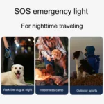 Portable Dog Poop Picker Pet Waste Bag Dispenser With LED Light - Image 8