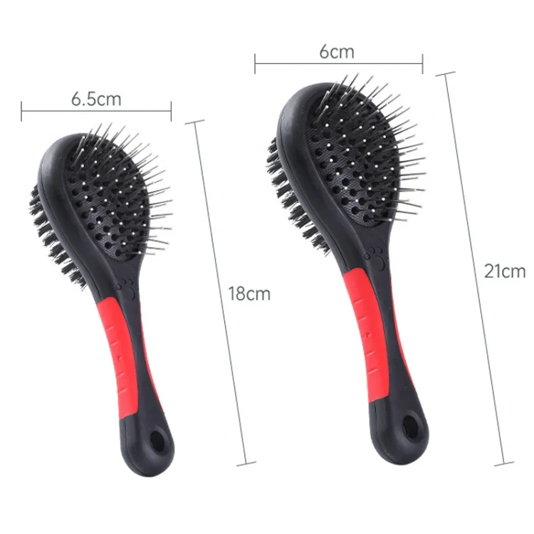 TBD06044294_B2.webp Pet Double Sided Comb With Protective Points Cat Dog Clean Grooming Comb - Image 3