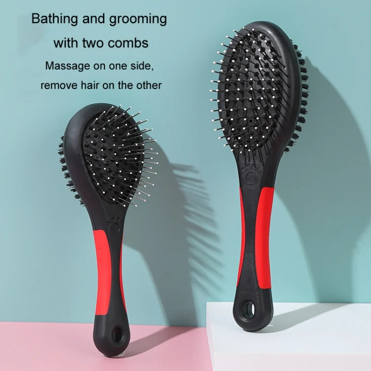 TBD06044294_B3.webp Pet Double Sided Comb With Protective Points Cat Dog Clean Grooming Comb - Image 4