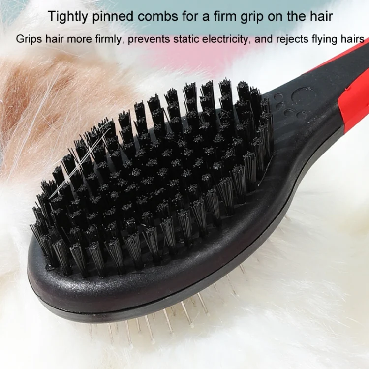 TBD06044294_B7.webp Pet Double Sided Comb With Protective Points Cat Dog Clean Grooming Comb - Image 8
