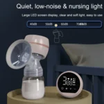 MZ-003 LED Digital Display Smart Adjustable Fully Automatic Massage Painless Silent Breast Pump - Image 12