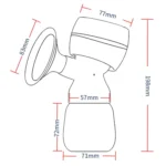 MZ-003 LED Digital Display Smart Adjustable Fully Automatic Massage Painless Silent Breast Pump - Image 3