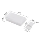 Household Square Butter Cutting Crisper With Lid Kitchen Cheese Storage Box - Image 3