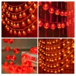 New Year Chinese Red Lantern LED Lights - Image 2