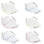 Installation-free Folding Portable Travel Insect-proof Mesh Cover Head Mini Mosquito Net - Image 2