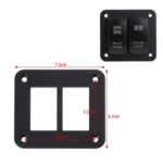 Road Aluminum Rocker Switch Panel Housing Bracket for Narva Type Boats Automotive Switch Parts - Image 5