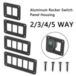 Road Aluminum Rocker Switch Panel Housing Bracket for Narva Type Boats Automotive Switch Parts - Image 2
