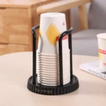 Household Disposable Cup Storage Rack Multifunctional Desktop Coffee Cup Shelf Cup Dispenser