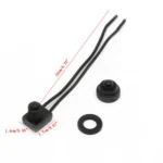 12V Waterproof Push Button Lead Switch for Motorcycles/Cars/Yachts - Image 2