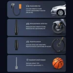 Car Portable Electric Tire Inflator Pump - Image 8