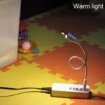 6LED Tactile Dimmable Emergency Lights USB Light Piece Mobile Power Supply Lantern - Image 4