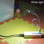 6LED Tactile Dimmable Emergency Lights USB Light Piece Mobile Power Supply Lantern - Image 5