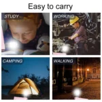 6LED Tactile Dimmable Emergency Lights USB Light Piece Mobile Power Supply Lantern - Image 6