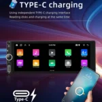 Car Universal Radio Wireless Bluetooth Hands-Free Android Navigation - Image 13
