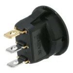 Round 3Pin Rocker Switch LED Light 12V Car Modification Reverse Sensor Switch - Image 2