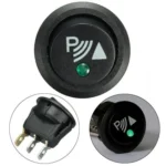Round 3Pin Rocker Switch LED Light 12V Car Modification Reverse Sensor Switch - Image 4