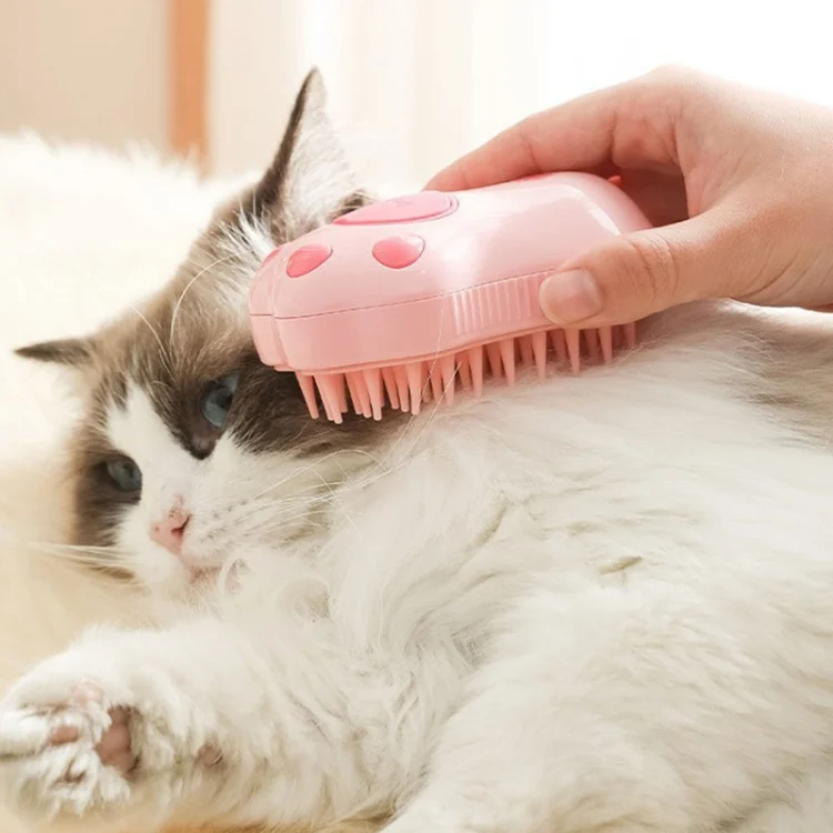 TBD06044428_B1.webp Rechargeable Pet No-Scrub Comb Electrical Spray Hair Removal Massage Comb For Dogs And Cats - Image 2