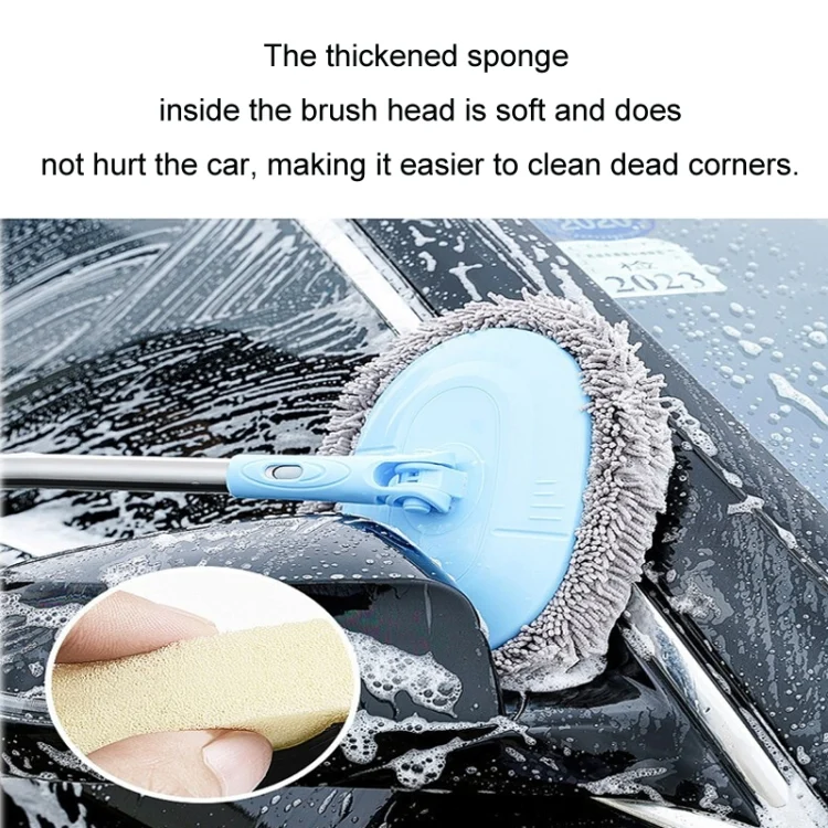 TBD06044452_B3.webp Car Chenille Curved Handle Telescopic Car Wash Soft Bristle Mop - Image 4