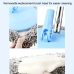 Car Chenille Curved Handle Telescopic Car Wash Soft Bristle Mop - Image 6