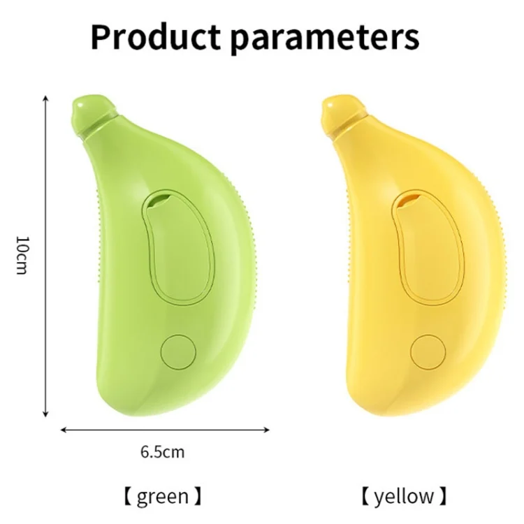 TBD06044456_B2.webp Banana Shape Pet Spray Massage Comb Electrical Cleaning Brush Hair Removal Comb For Dogs And Cats - Image 3