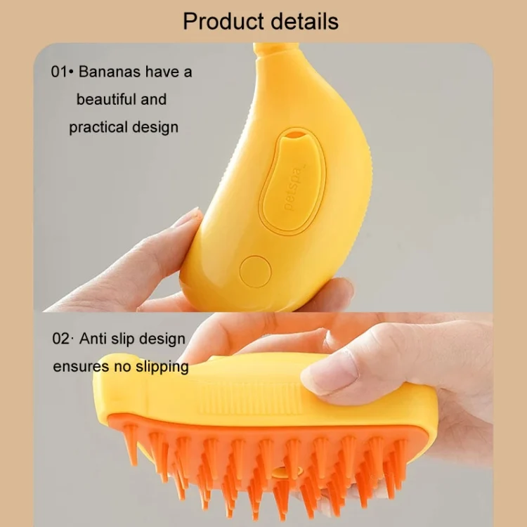 TBD06044456_B6.webp Banana Shape Pet Spray Massage Comb Electrical Cleaning Brush Hair Removal Comb For Dogs And Cats - Image 7