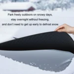 Car Front Windshield Snow and Anti-freeze Thickened Car Cover - Image 3