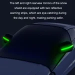 Car Front Windshield Snow and Anti-freeze Thickened Car Cover - Image 6