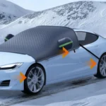 Car Front Windshield Snow and Anti-freeze Thickened Car Cover - Image 7