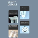 Multifunctional Fully Automatic Mixing Cup USB Charging Temperature-resistant Leak-proof Coffee Cup - Image 5