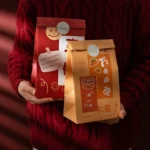6pcs /Set Spring Festival Gift Bag New Year Paper Bag Candy Cookie Bag - Image 6