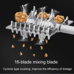 Household Dried Fruit Peanut Crusher Kitchen Hand Crank Nut Pulverizer - Image 5