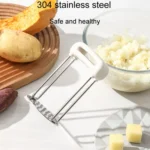 Stainless Steel Mashed Potato Masher Household Supplementary Press Potato Masticator - Image 6