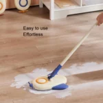 Airplane Shape Mop For Kids Mopping Tool Mini Spinning Floor Mop - Image 6