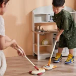Airplane Shape Mop For Kids Mopping Tool Mini Spinning Floor Mop - Image 10