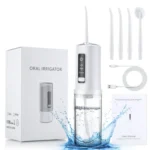 Portable Storable Tooth Flosser Smart Teeth Cleaning Instrument Household Teeth Cleaner With 4pcs Nozzles - Image 2