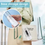 Portable Storable Tooth Flosser Smart Teeth Cleaning Instrument Household Teeth Cleaner With 4pcs Nozzles - Image 11