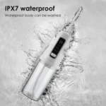 Portable Storable Tooth Flosser Smart Teeth Cleaning Instrument Household Teeth Cleaner With 4pcs Nozzles - Image 6