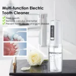Portable Storable Tooth Flosser Smart Teeth Cleaning Instrument Household Teeth Cleaner With 4pcs Nozzles - Image 7