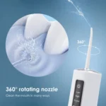 Portable Storable Tooth Flosser Smart Teeth Cleaning Instrument Household Teeth Cleaner With 4pcs Nozzles - Image 10