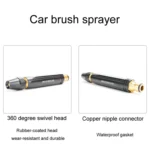 Household High Pressure Car Wash Metal Water Jet Car Brushing Booster Nozzle - Image 3