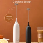 Cordless Handheld Milk And Coffee Frother Household Small Baking Mixing Tool - Image 5