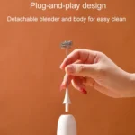 Cordless Handheld Milk And Coffee Frother Household Small Baking Mixing Tool - Image 6