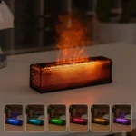 Lava Flame Aromatherapy Machine Air Atomizing Humidifier With Colorful Light - Image 2